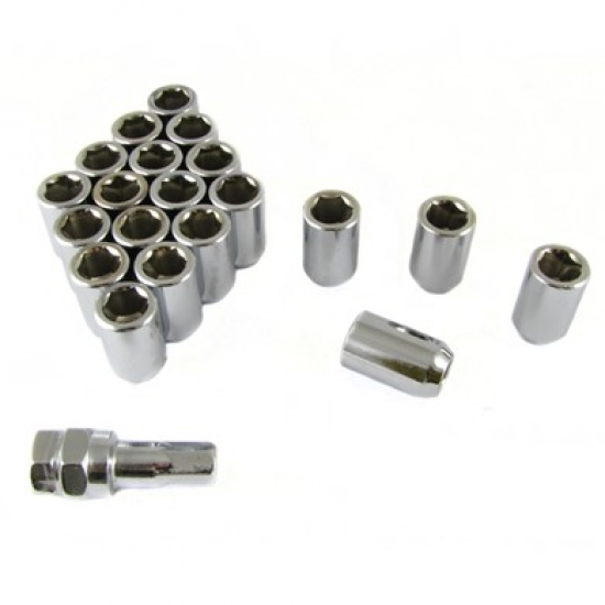 Radmuttern Kegelbund 60° | Für Alufelgen Silber M14x1,5